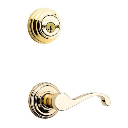 Kwikset Commonwealth Lever Interior Double Cylinder Handleset Trim 967CHL-LH-3-SMT